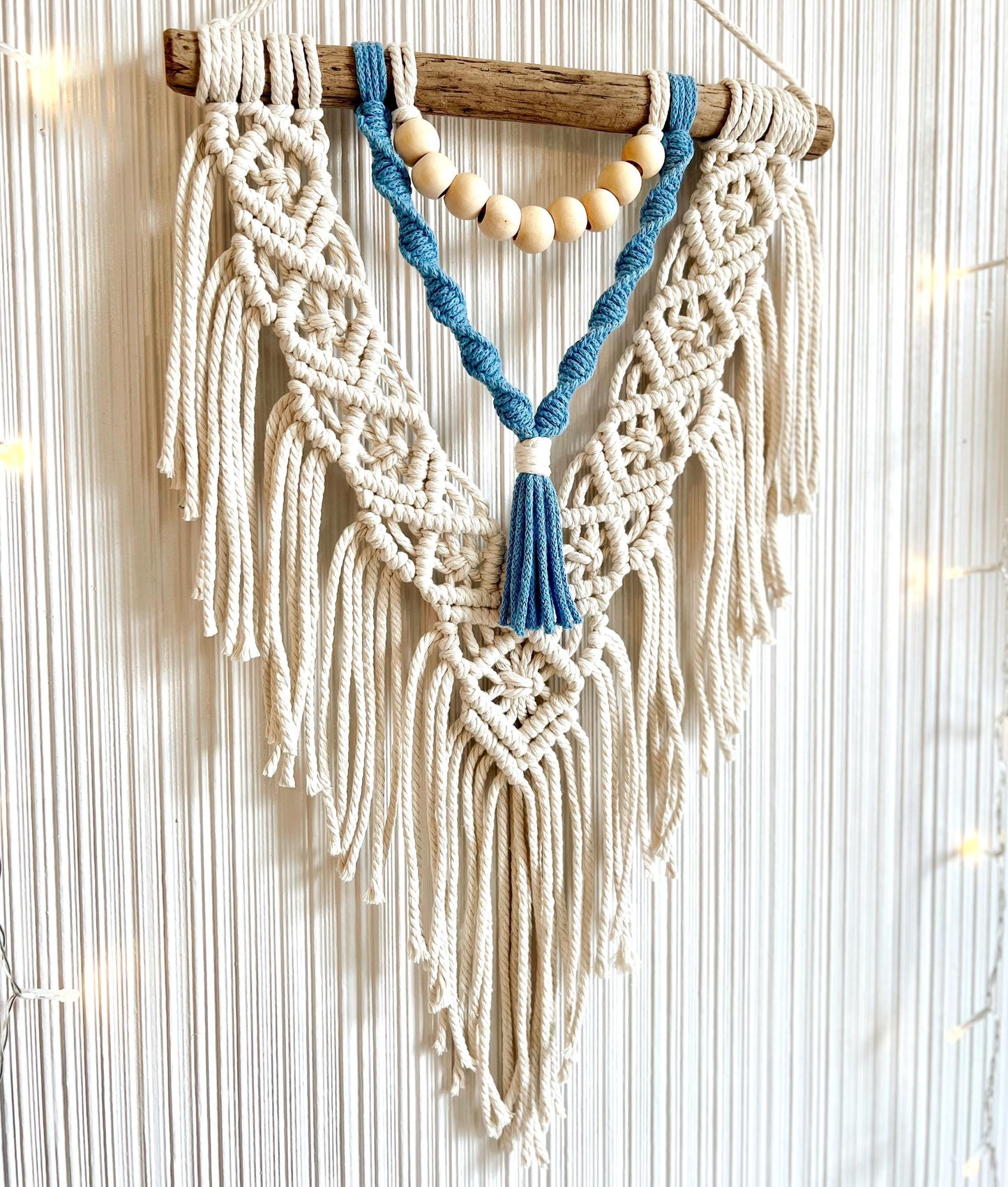 Beginner Macrame Tutorial - Written PDF Pattern, Video Instructions, DIY macrame wall hanging, Knot Guide Included