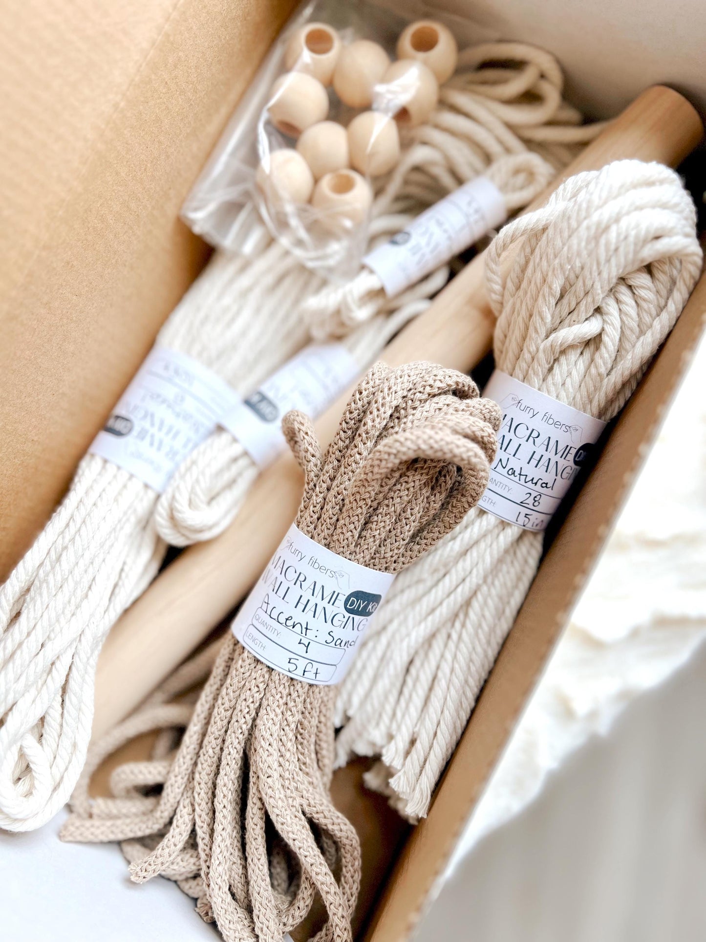 Beginner Macrame DIY Kit - Written PDF Pattern, Video Tutorial & Instructions, macrame wall hanging, Knot Guide Included