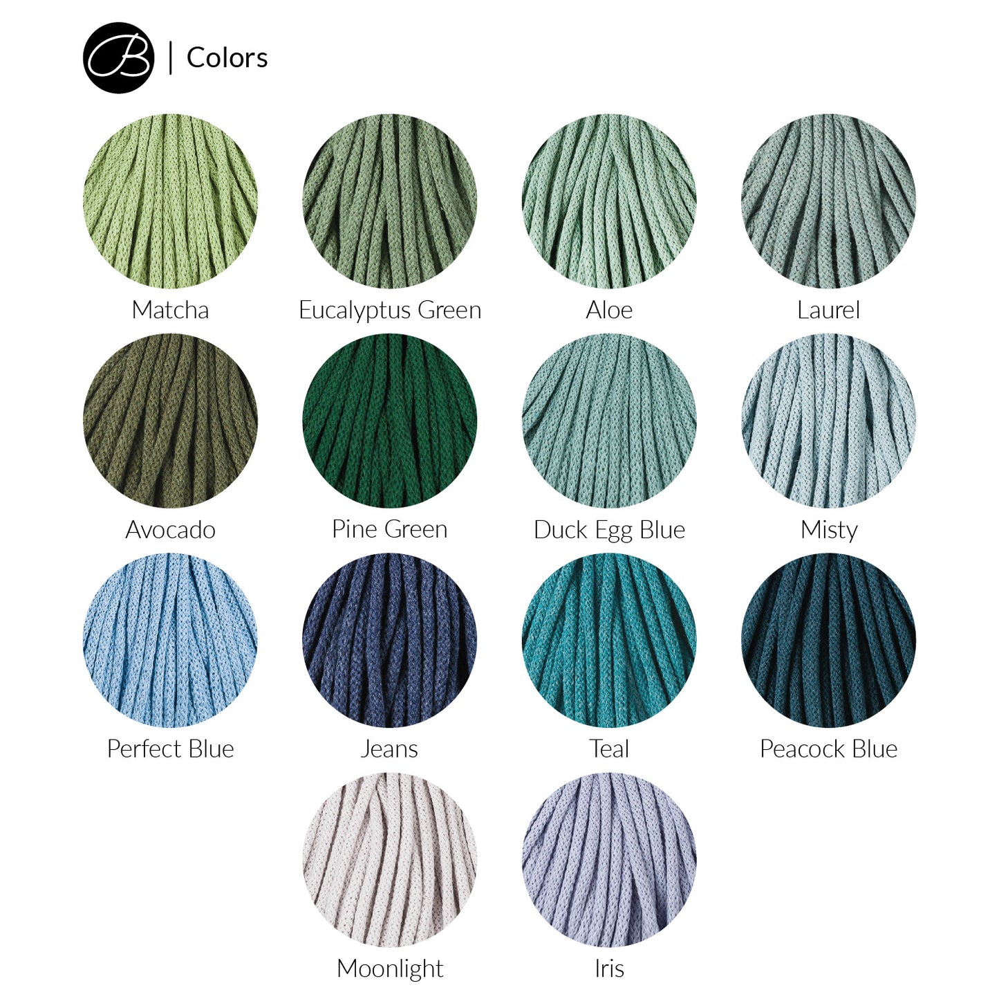 Bobbiny 5mm Braided Cotton Cord