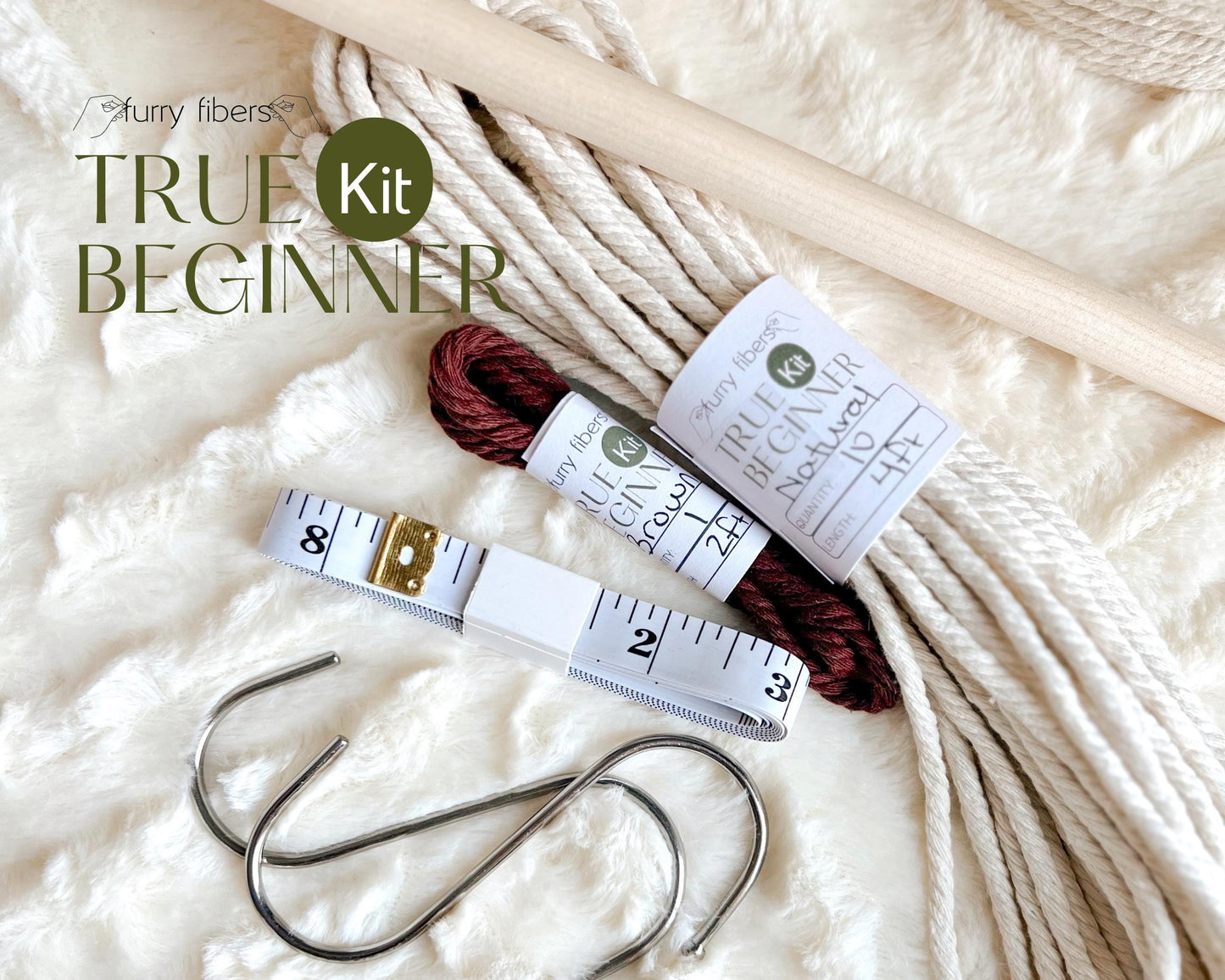 Beginner Macrame DIY Kit - Written PDF Pattern, Video Tutorial & Instructions, macrame wall hanging, Knot Guide Included