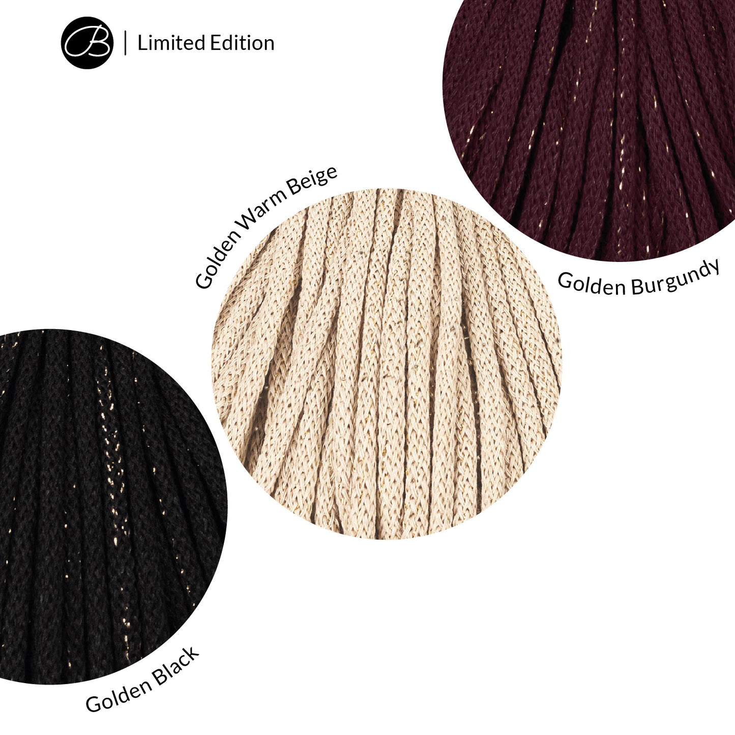 Bobbiny 5mm Braided Cotton Cord