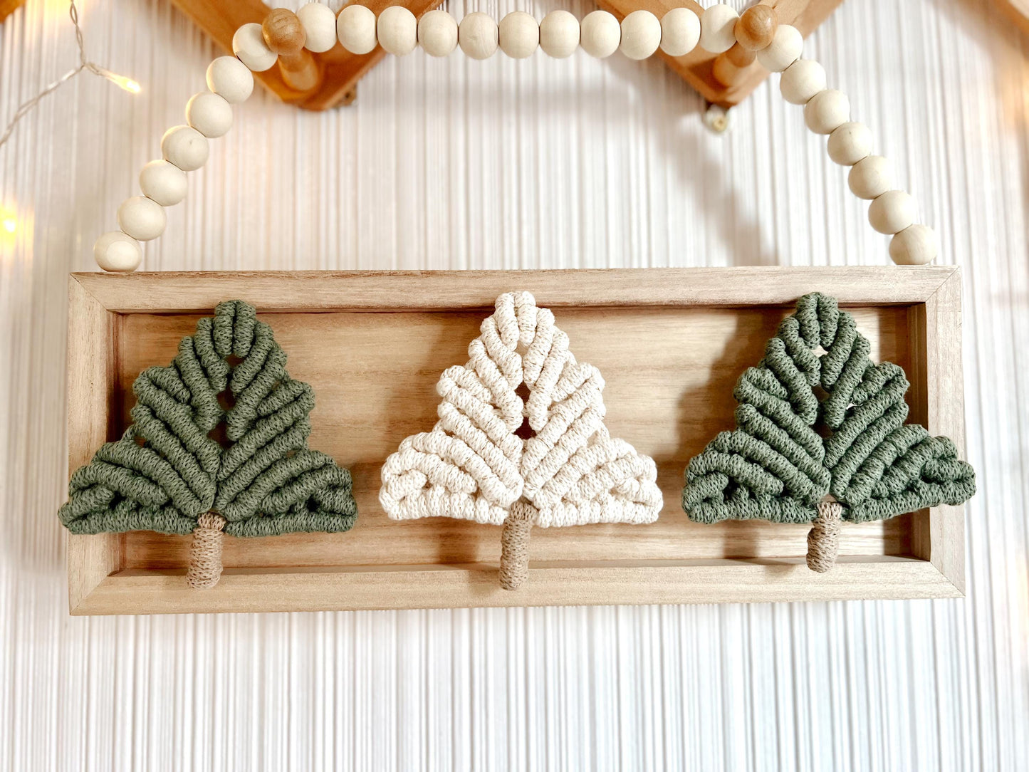 Macrame PATTERN - Christmas Tree Coaster Written PDF, Video Tutorial and Knot Guide Included, DIY Coaster, Instant Digital Download