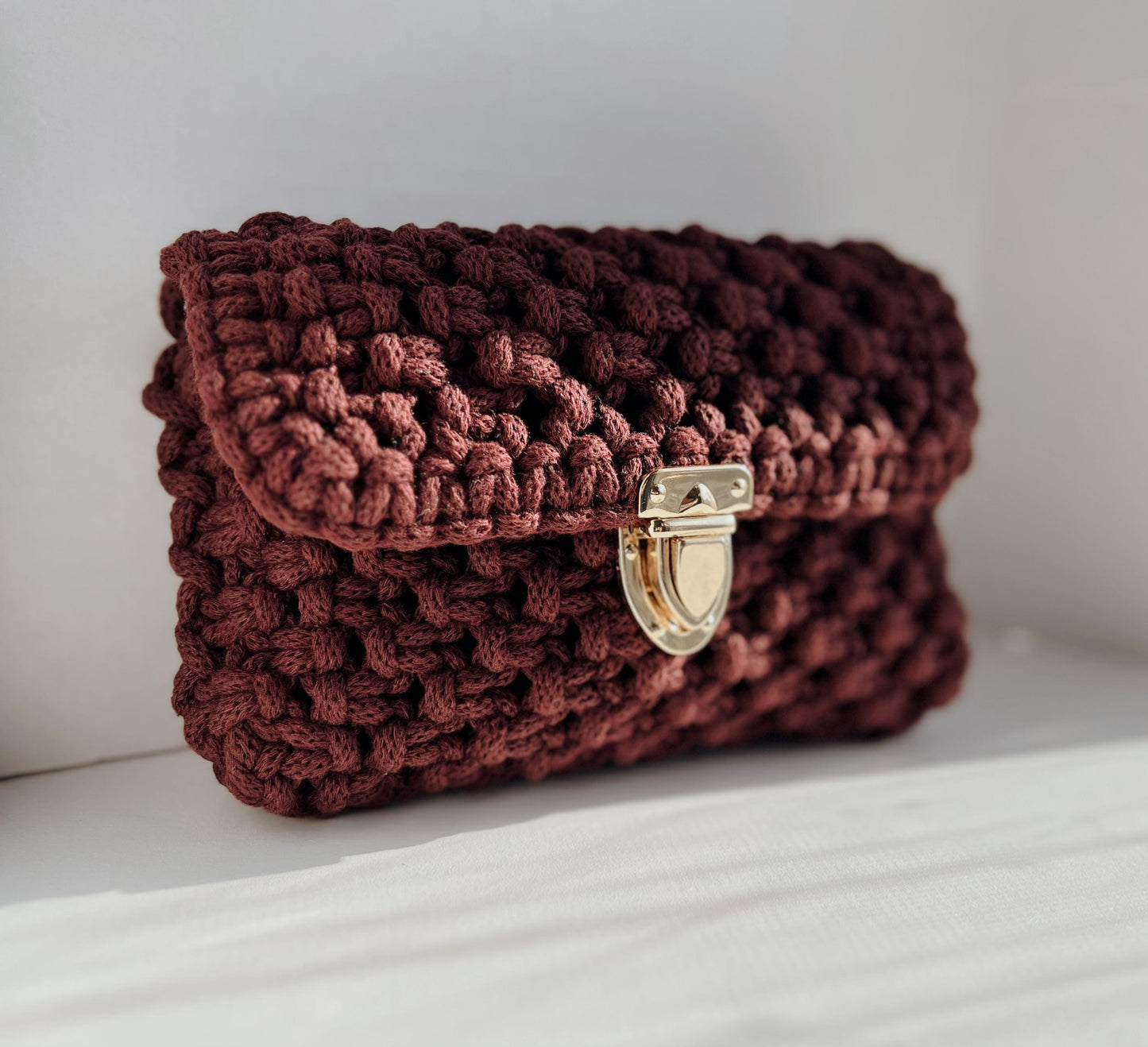 Macrame PATTERN - Written PDF, Video Tutorial and Knot Guide Included, DIY macrame crossbody clutch, Instant Digital Download