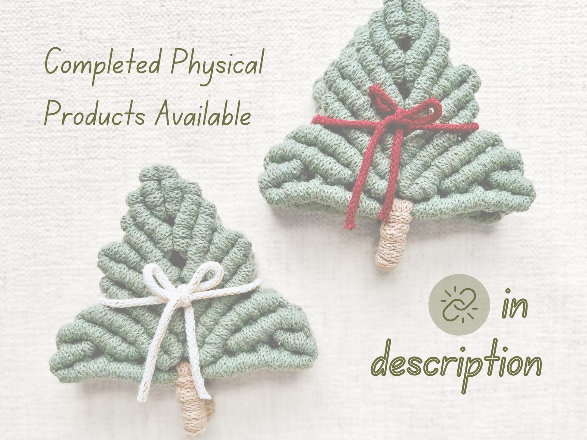 Macrame Christmas Tree Coaster Pattern – DIY PDF with Video