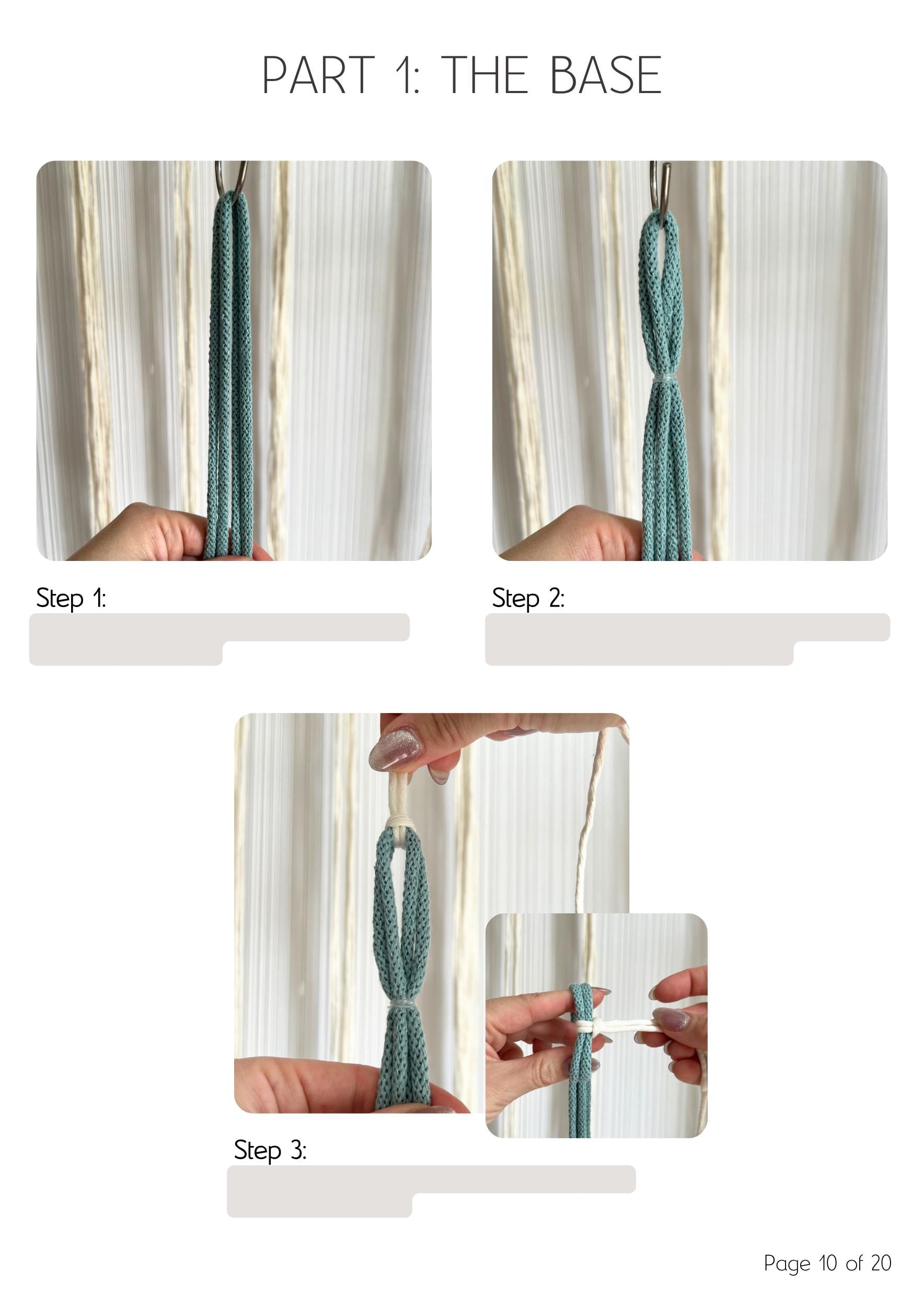 Macrame Hanging Storage Tutorial: Toilet Paper Holder, DIY PATTERN (PDF Download & Knot Guide Included)