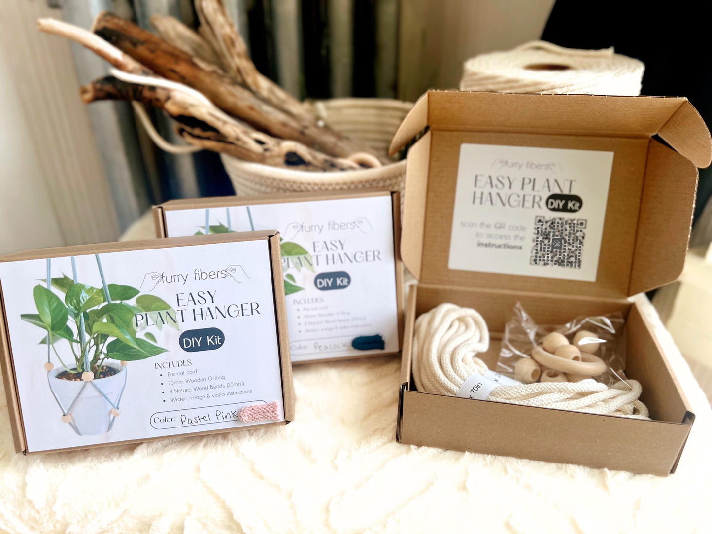 DIY Plant Hanger Kit: Minimalist Design with Video Tutorial