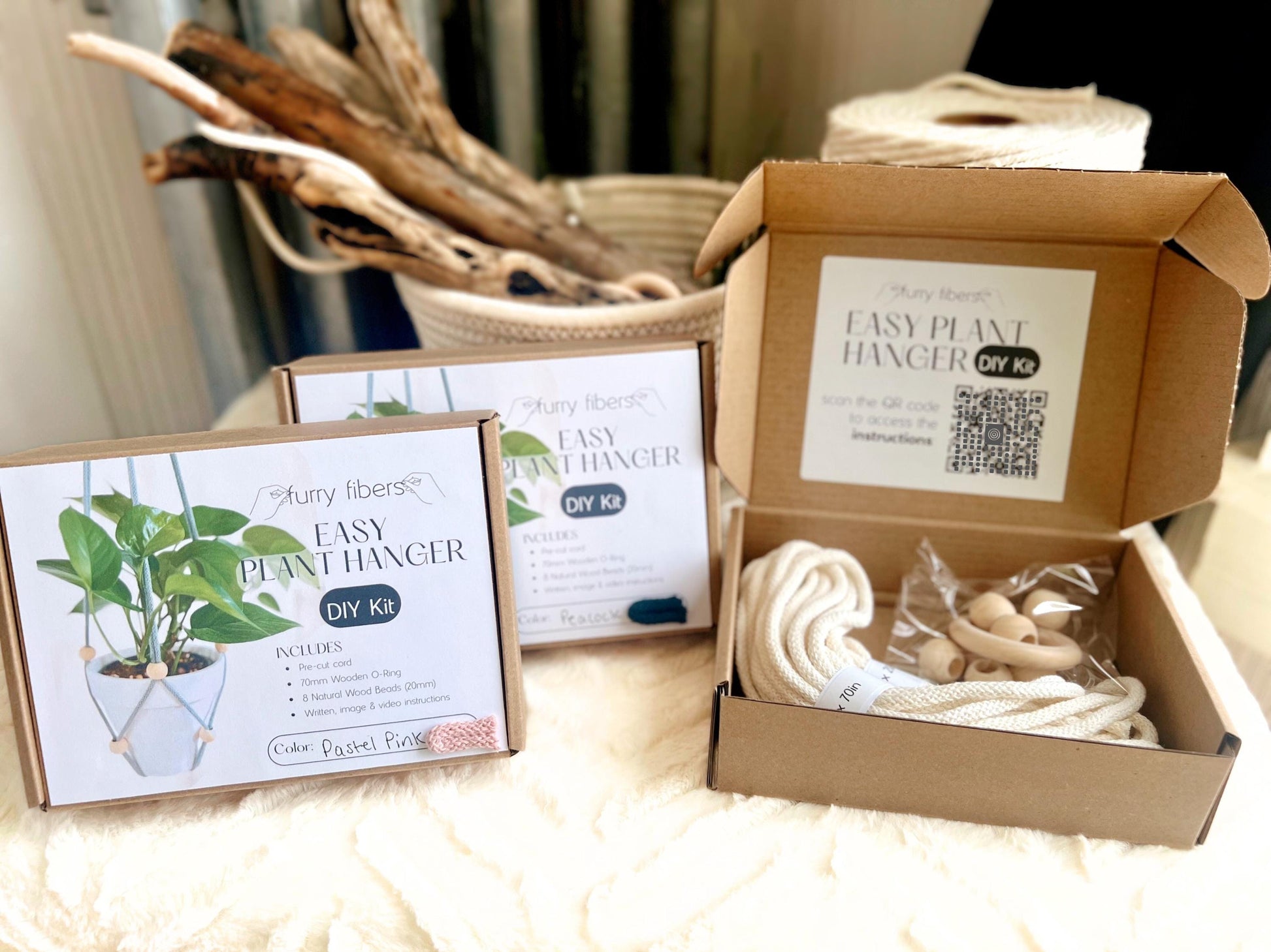 DIY Plant Hanger Kit: Minimalist Design with Video Tutorial