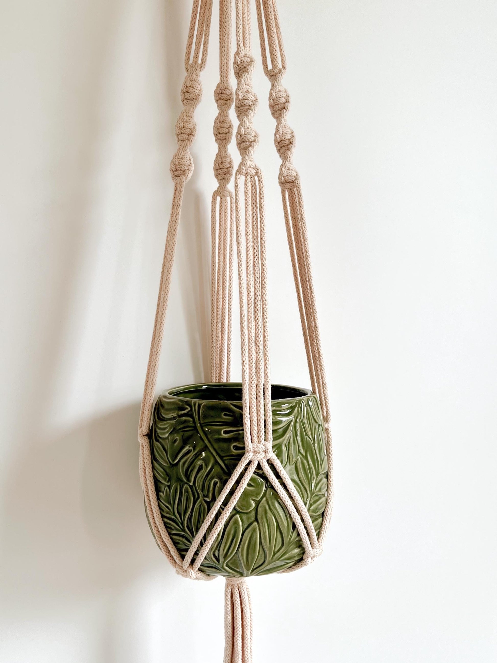 Macrame Plant Hanger Pattern: DIY Guide with Video (PDF Download)