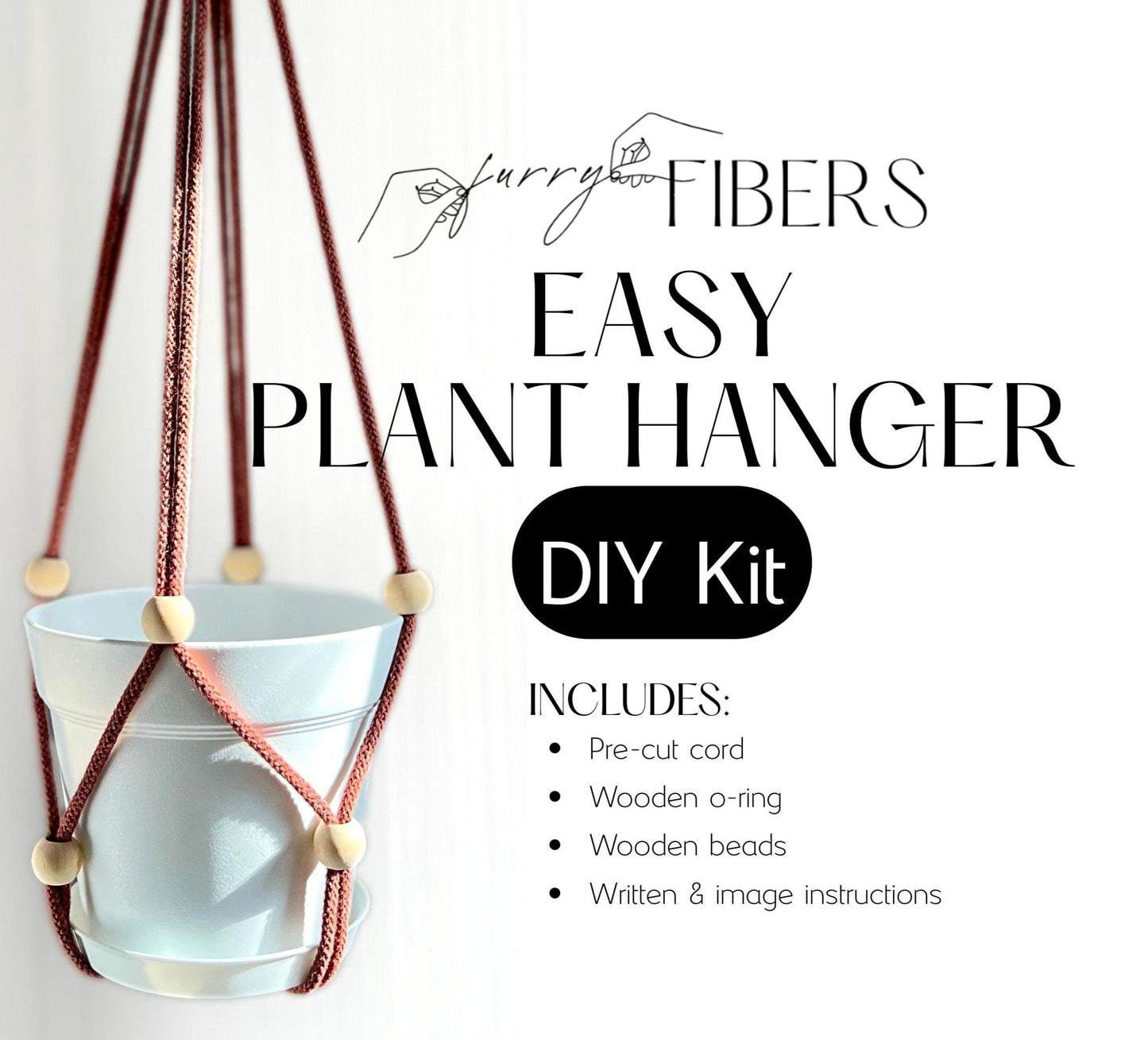 DIY Plant Hanger Kit: Minimalist Design with Video Tutorial