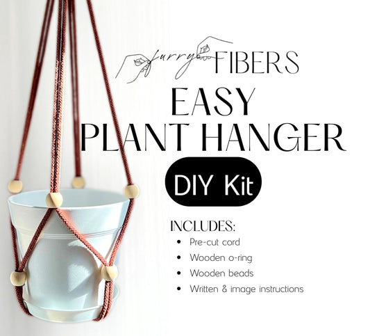 DIY Plant Hanger Kit: Minimalist Design with Video Tutorial
