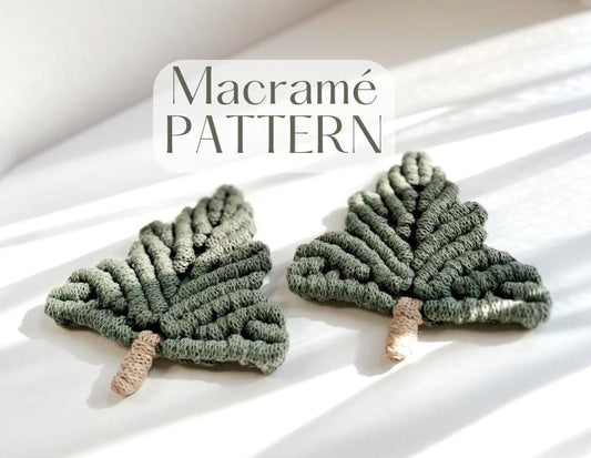 Macrame Christmas Tree Coaster Pattern – DIY PDF with Video