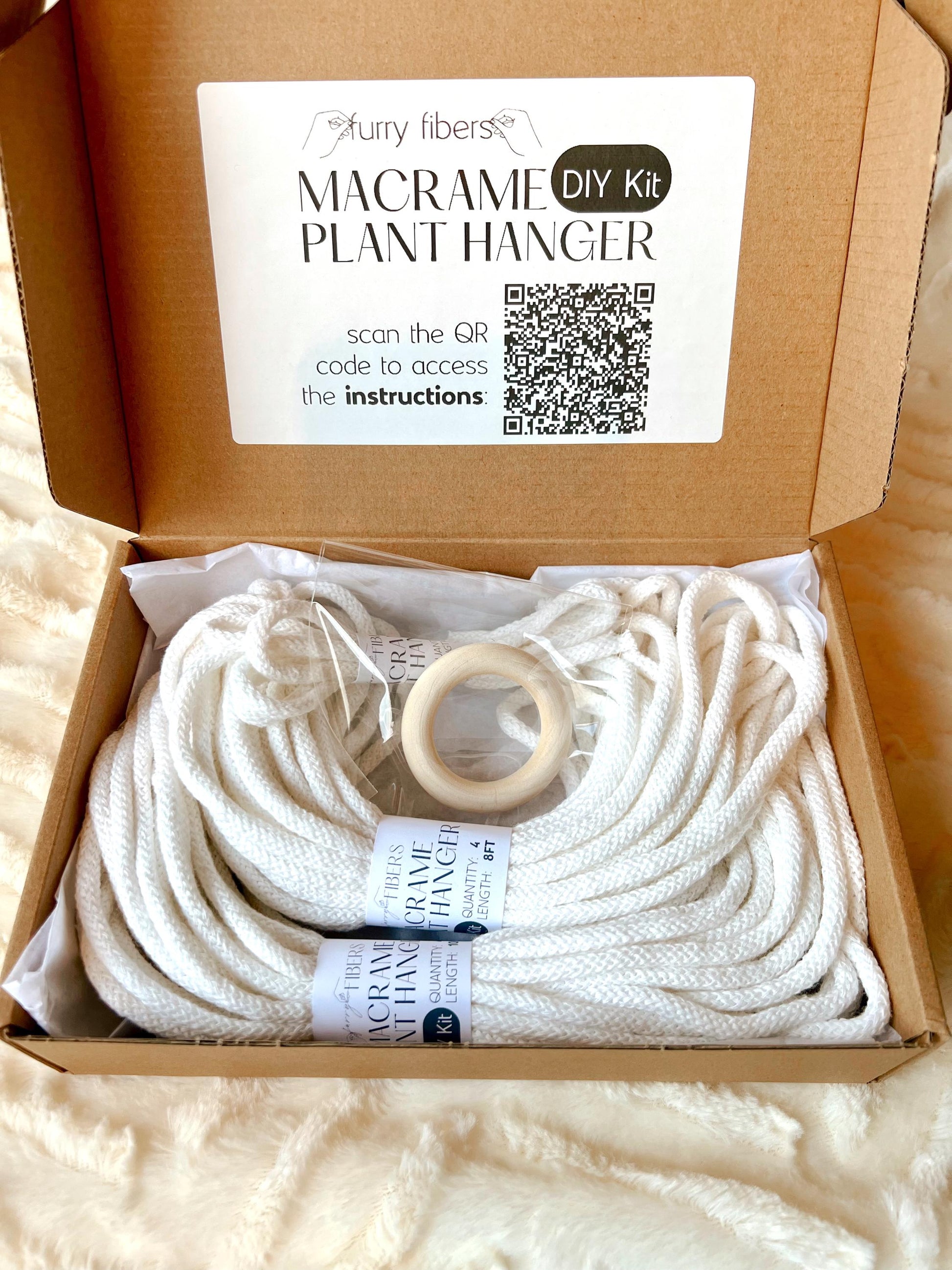 Macrame Plant Hanger DIY Kit: Beginner-Friendly with Bobbiny Cord (PDF Pattern & Video Tutorial Included