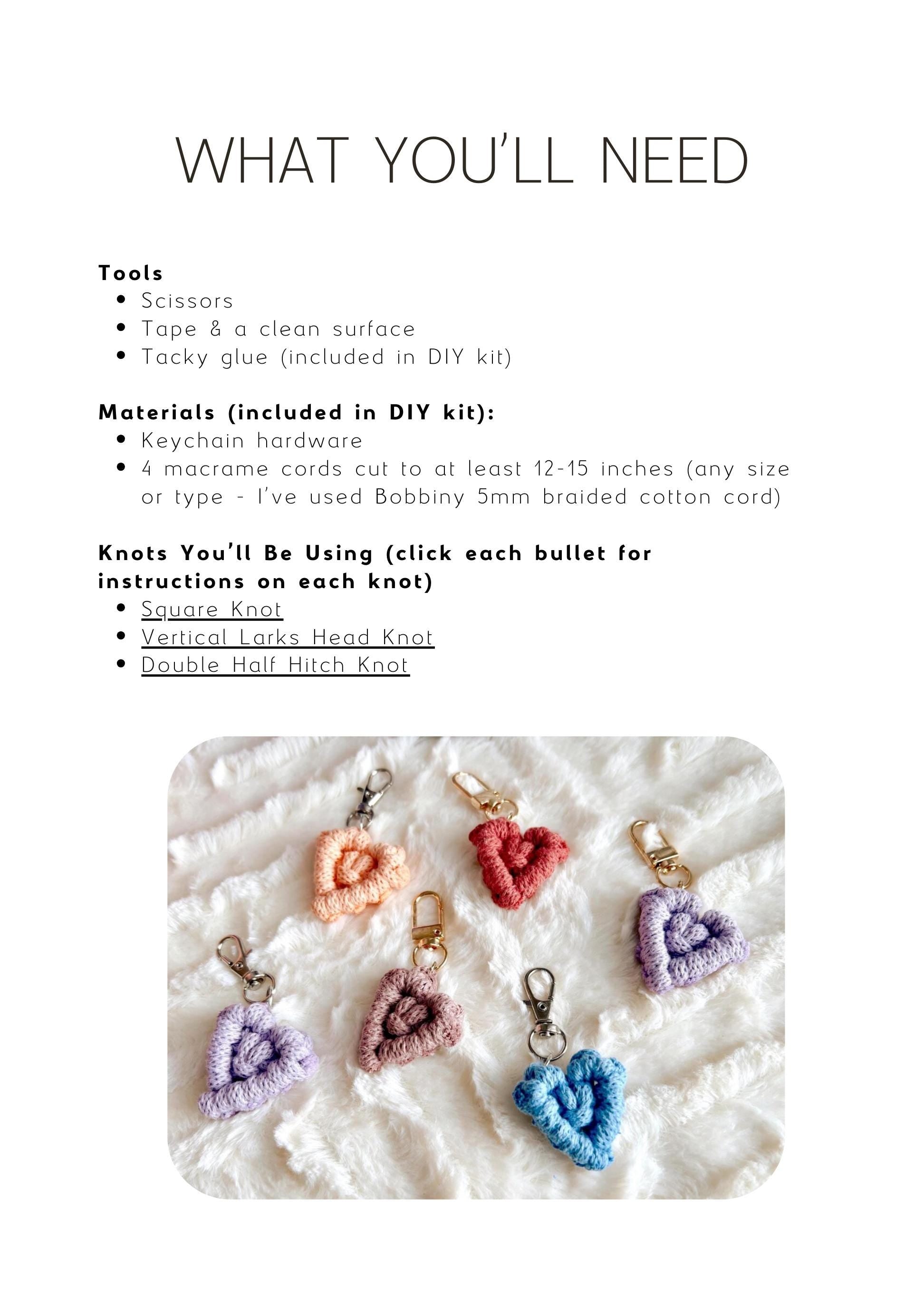 Macrame Heart Pattern: Beginner Friendly, DIY Video Tutorial (Digital Download)