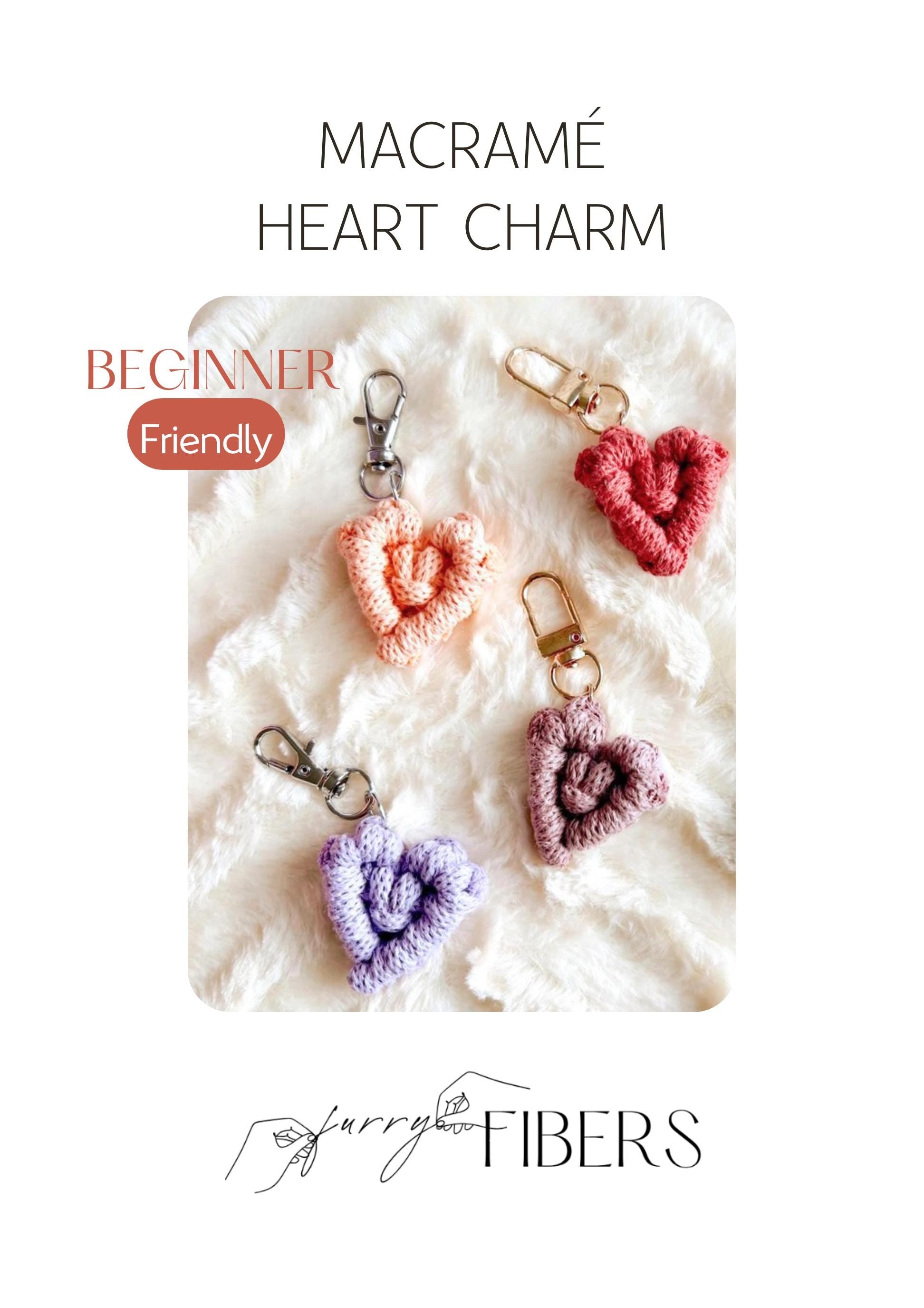 Macrame Heart Pattern: Beginner Friendly, DIY Video Tutorial (Digital Download)